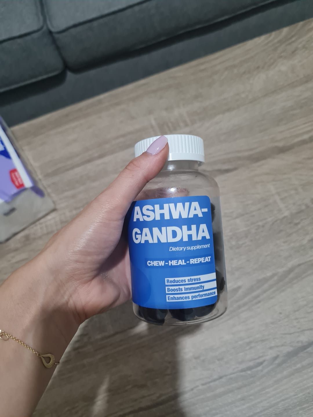 Customer photo review of Ashwagandha Gummies