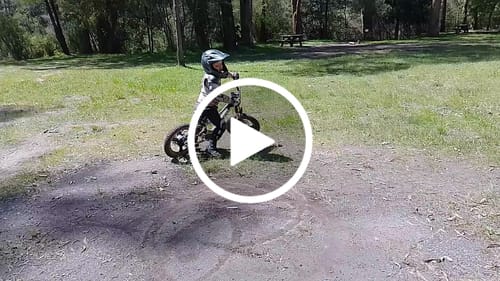 Customer video review of 350W TAKANI Electric Balance Bike 16'' - TK1648