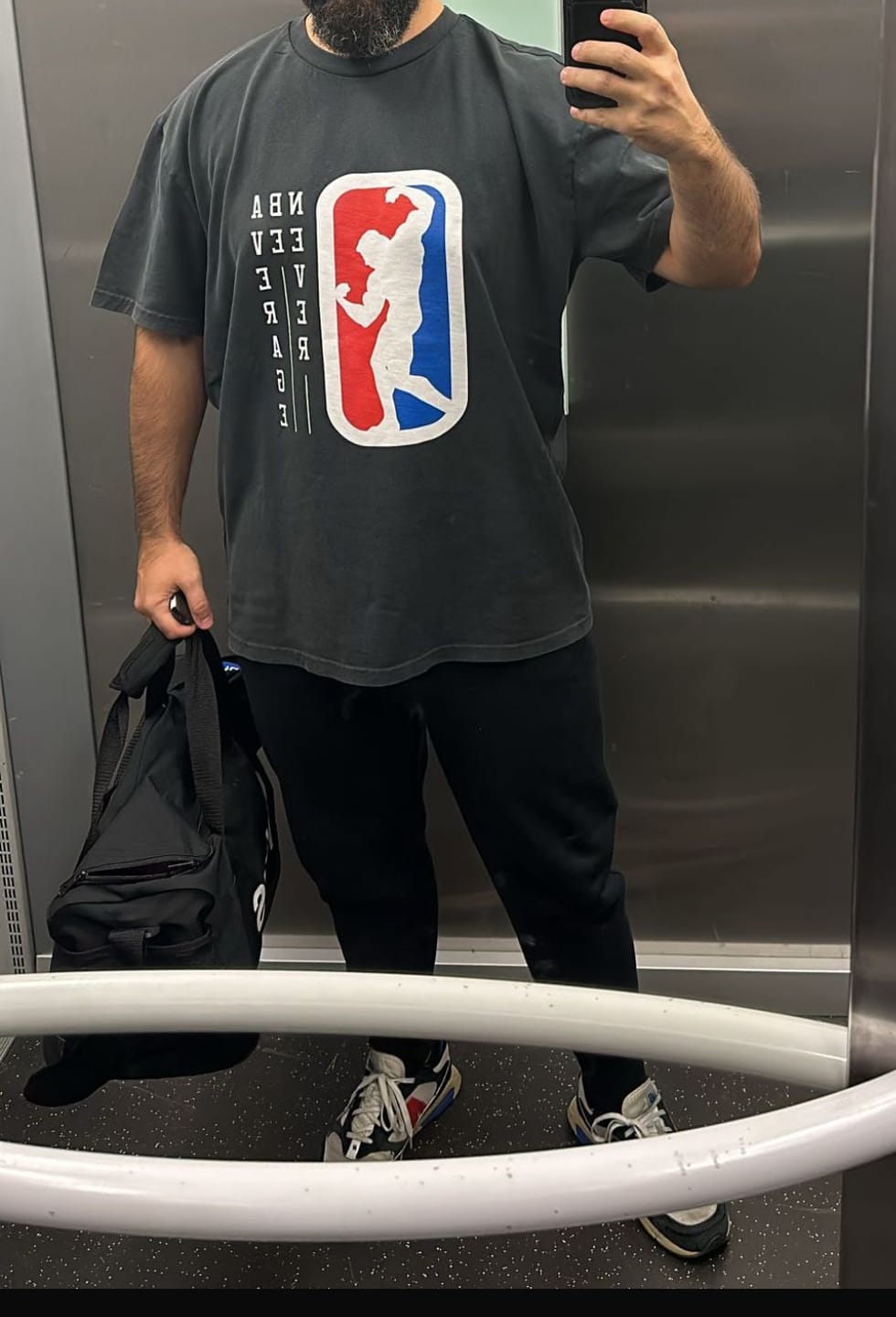 Customer photo review of ARNOLD NBA Oversized Shirt (Backprint)