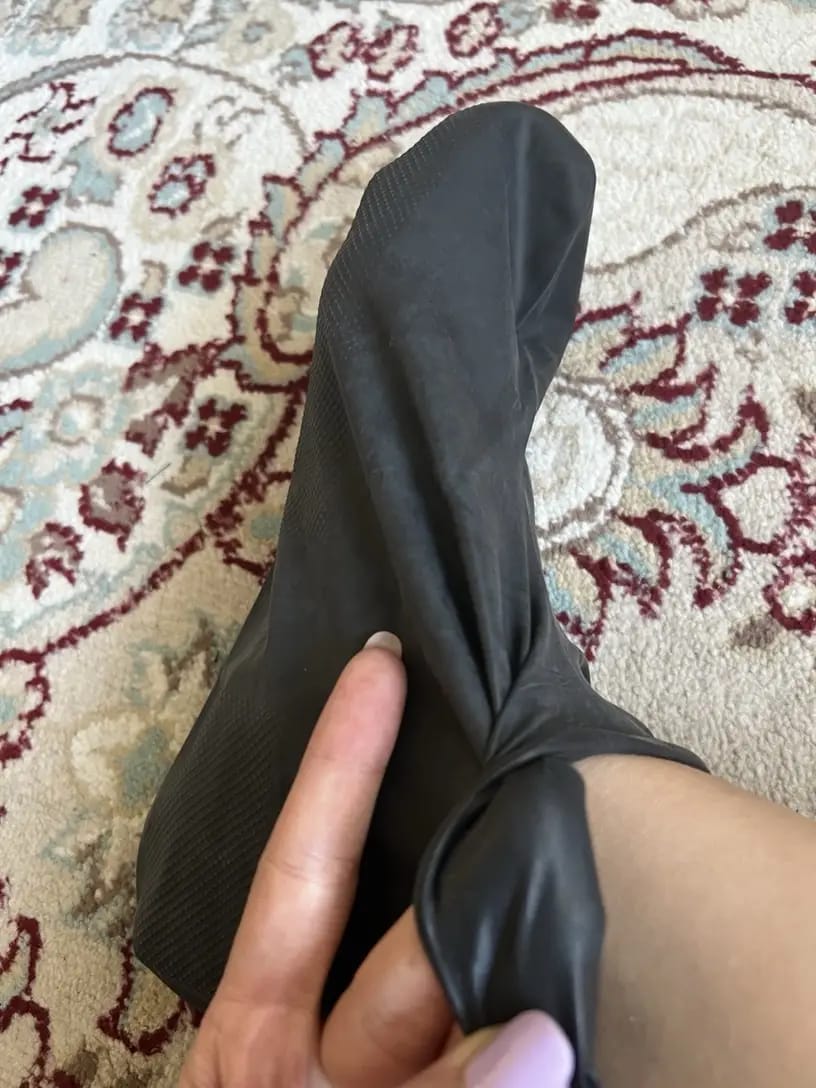 Customer photo review of Couvre chaussure vélo