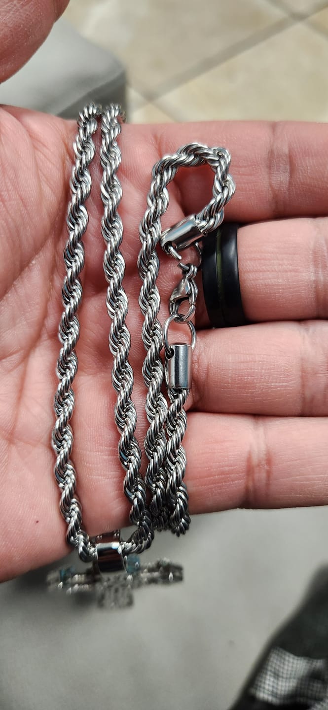 Customer photo review of 2-7mm Rope Chain