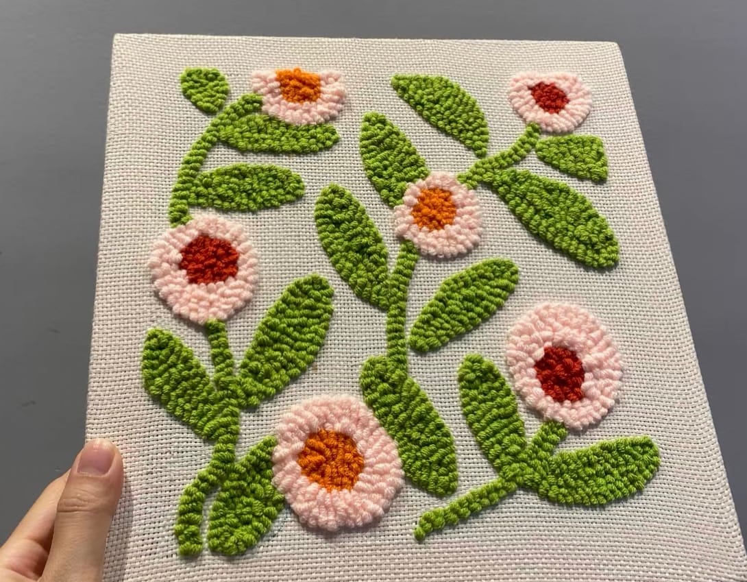 Customer photo review of HealingWeave™ Threads with Punch Stitching Kit
