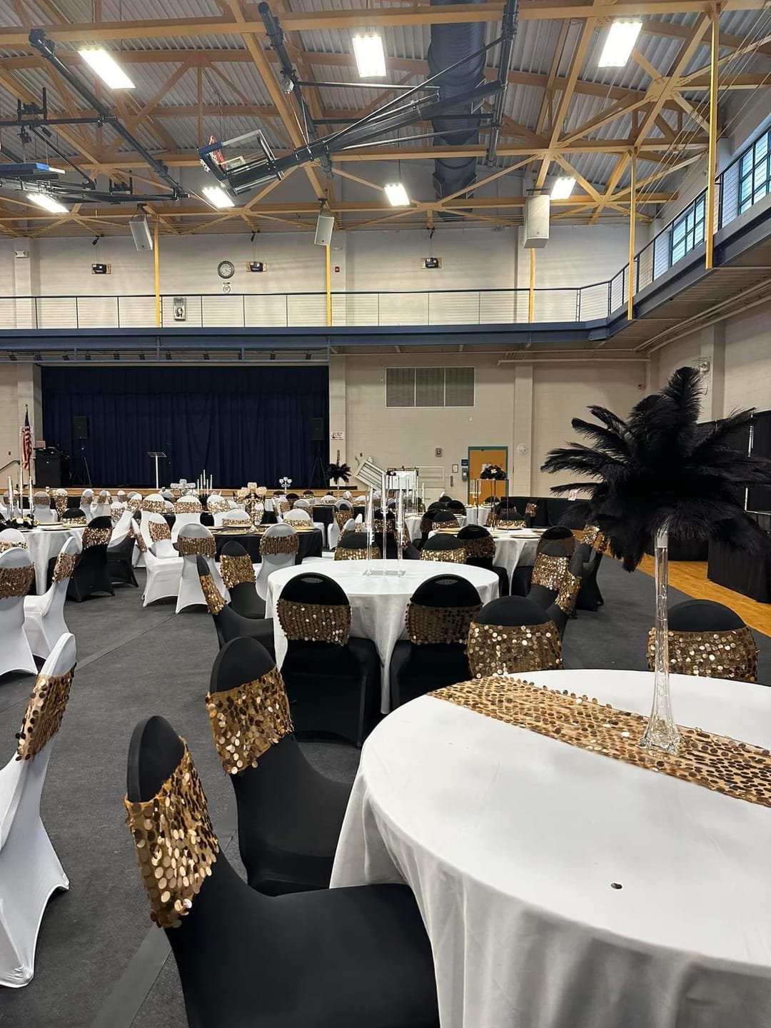 Customer photo review of Ostrich Feather Tail Plumes 11-14" (Black)