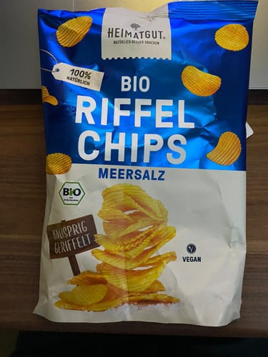 Customer photo review of Bio Riffel Chips Meersalz