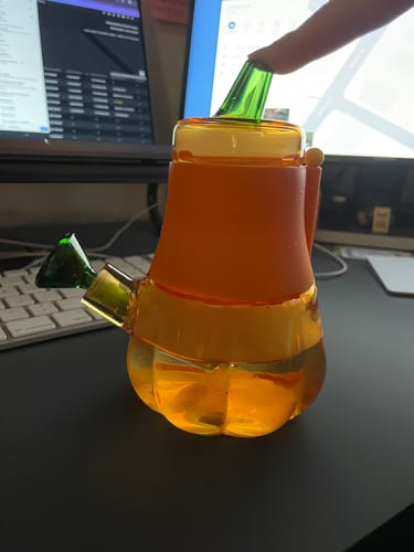 Customer photo review of The Bubbler - Pumpkin 🎃