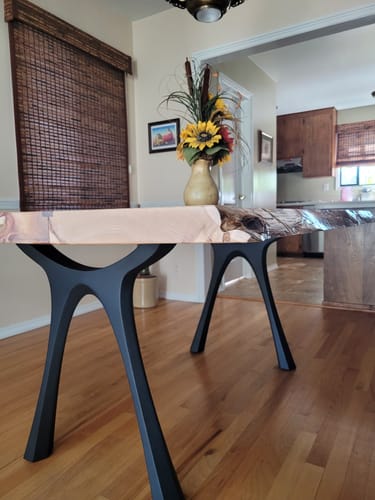 Customer photo review of Furniture Legs 414 Hatty 28H Modern Metal Table Legs