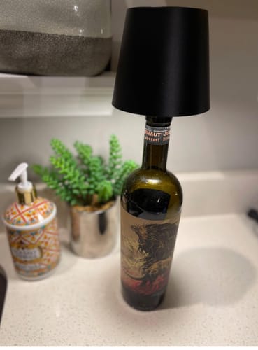Customer photo review of Wireless Wine Bottle Light Head