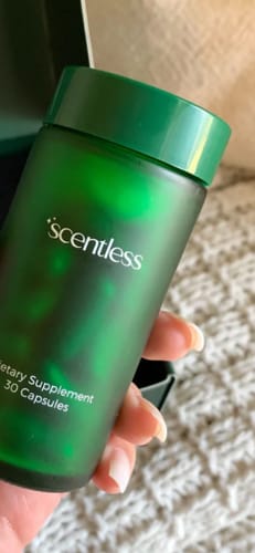 Customer photo review of Scentless Deodorant Supplement