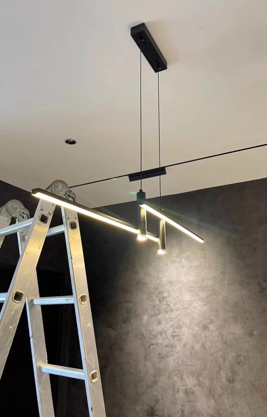 Customer photo review of WOMO Spotlight Linear Pendant Light-WM2037