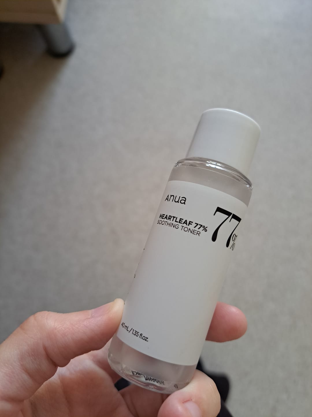 Customer photo review of Nomierinošs toniks Anua Heartleaf 77% Soothing Toner