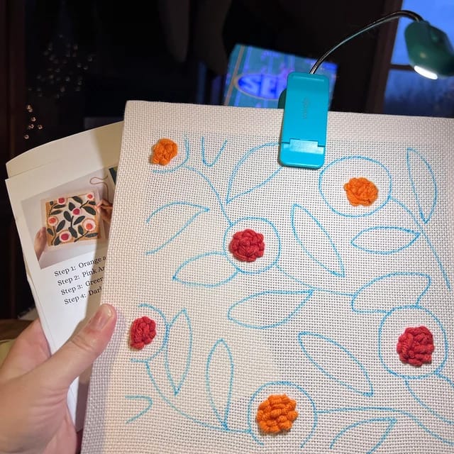 Customer photo review of HealingWeave™ Threads with Punch Stitching Kit