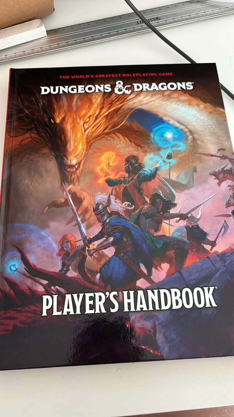 Customer photo review of D&D Player's Handbook 2024 - ENG