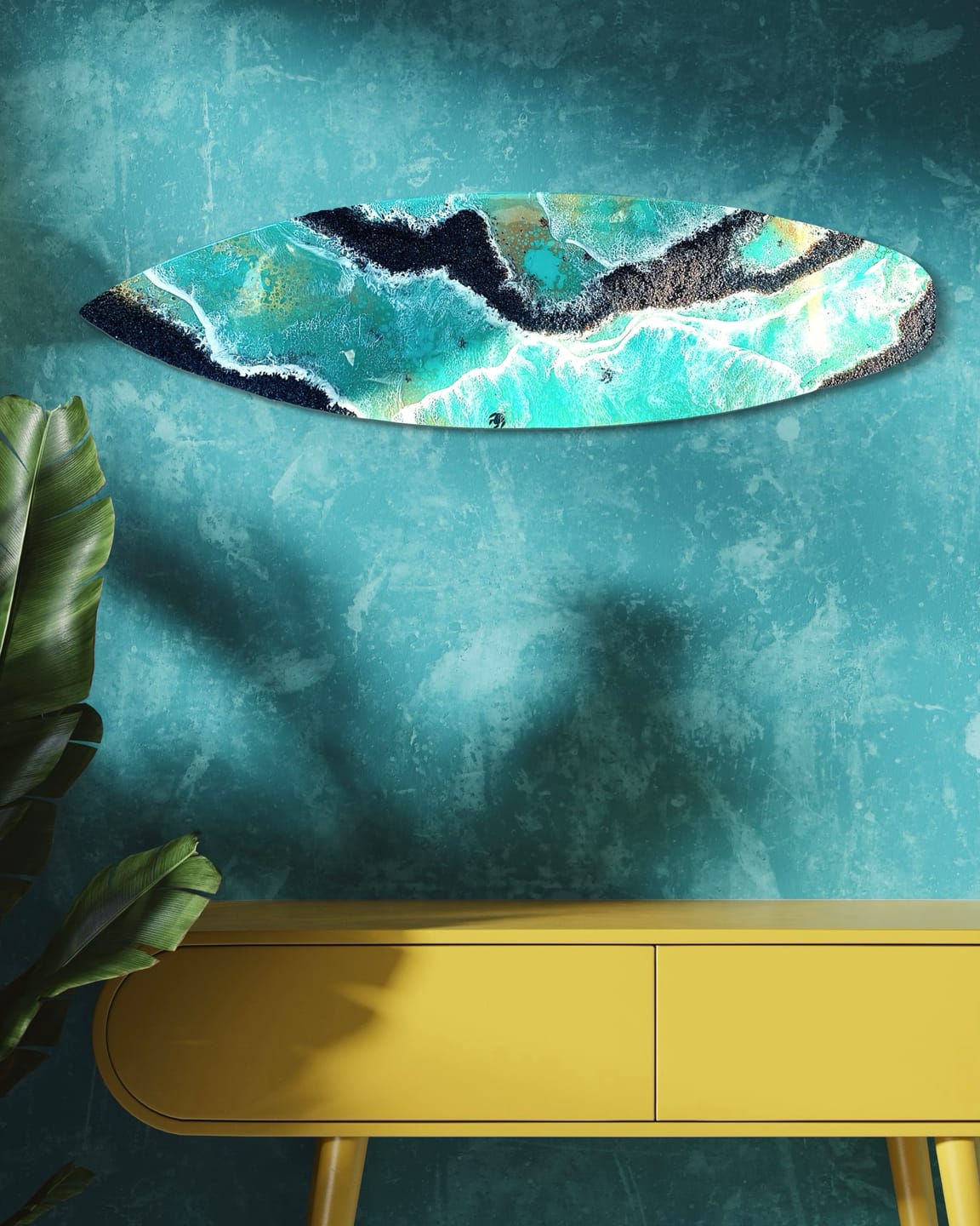 Customer photo review of Bigger Better | Unfinished Wood Surfboard Shape | DIY Craft Cutout |