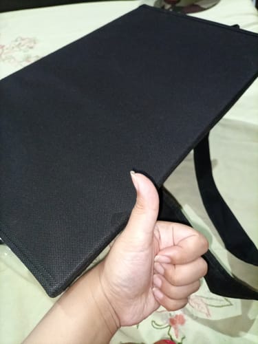 Customer photo review of Black Diaper Caddy - Elegant and Functional Baby Diaper Bag