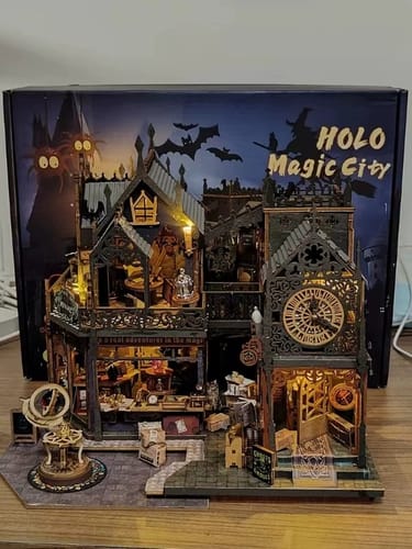 Customer photo review of Holo Magic City Miniature House