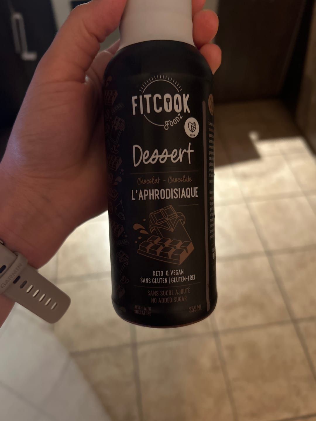 Customer photo review of Fitcook Foodz - Sauces Dessert 355ml
