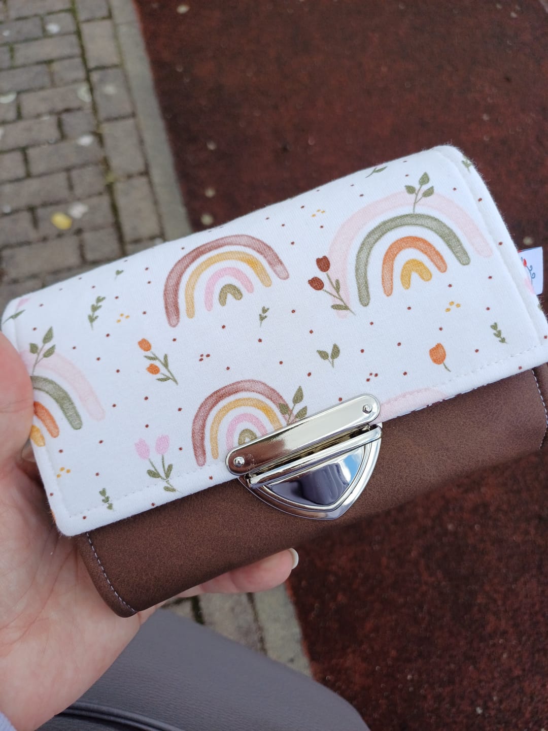 Customer photo review of Geldbörse Regenbogen natur von Atelier MiaMia