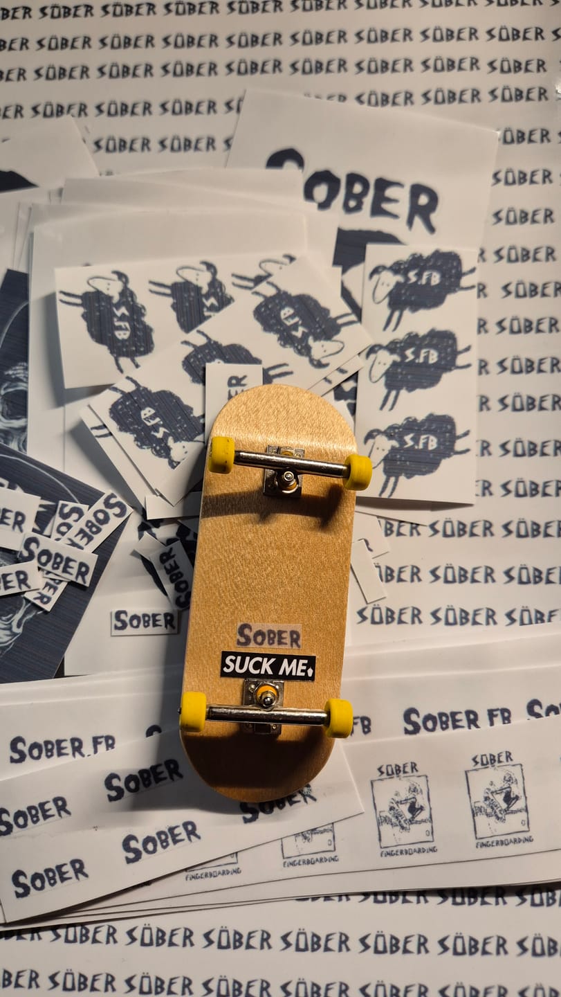 Customer photo review of Fingerskateboard Construction Kit - for Experts
