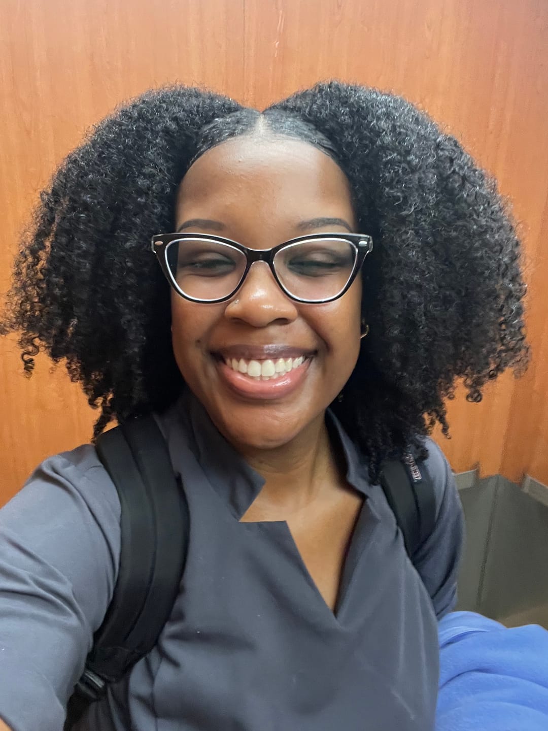 Customer photo review of STRENGTHEN Protein + Moisture Balancing Deep Conditioning Treatment