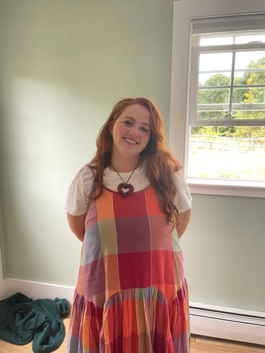 Customer photo review of LEILA DRESS | PICNIC CHEX