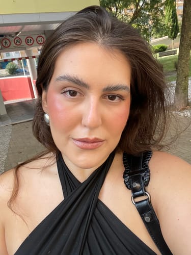 Customer photo review of pocket blush - toasted teddy -  bronze terracotta