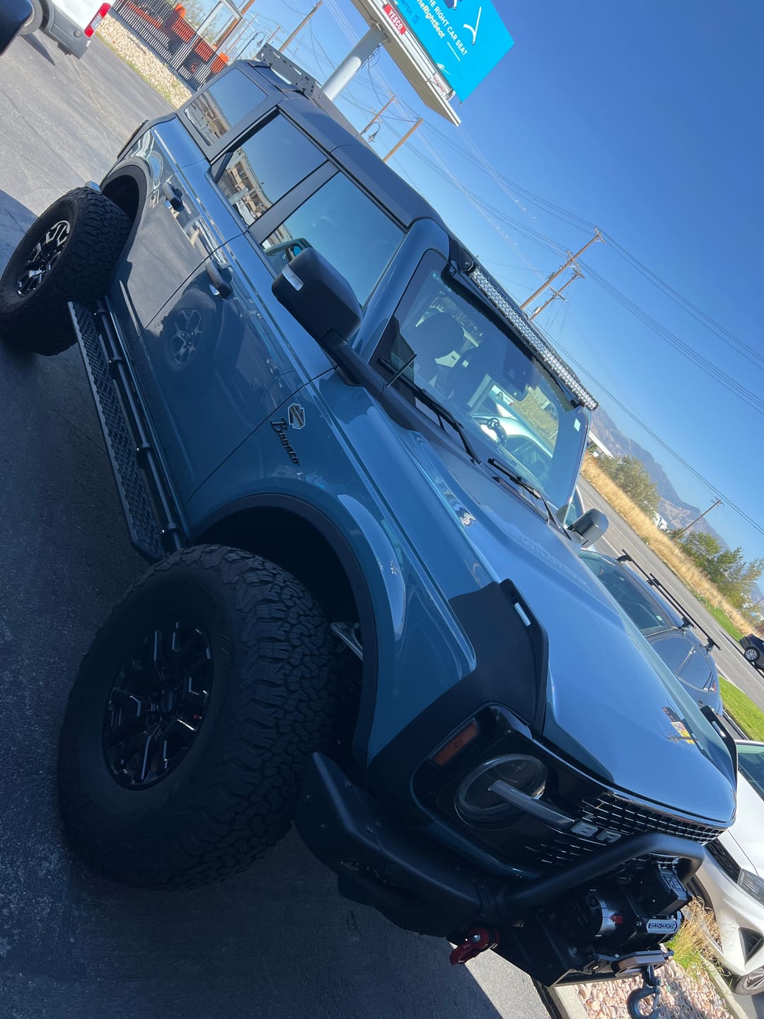 Customer photo review of TrailRax Modular Half Rack For The Ford Bronco