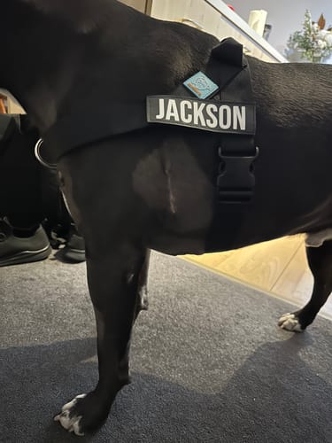 Customer photo review of Custom Name Patches