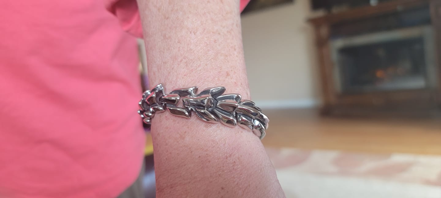 Customer photo review of The Midgard Serpent - Stainless Steel Bracelet