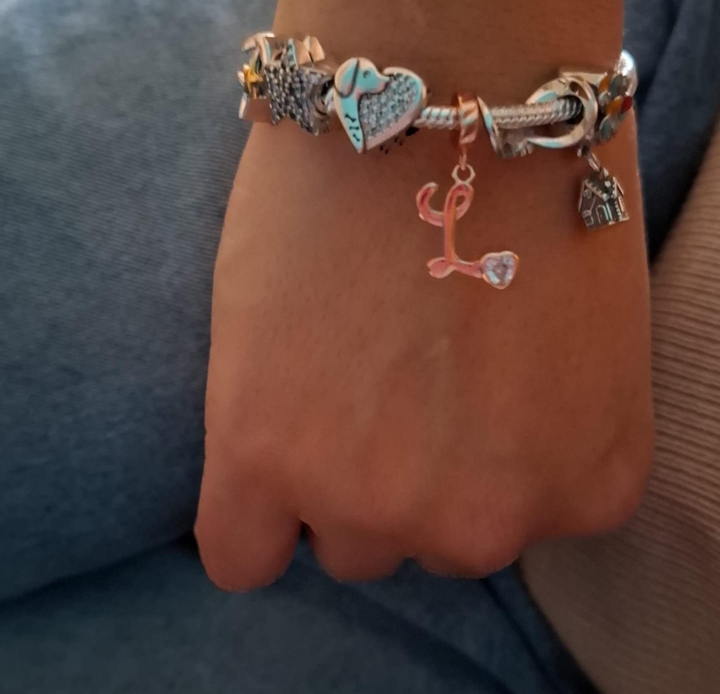 Customer photo review of Pulsera Estrella Diamantada