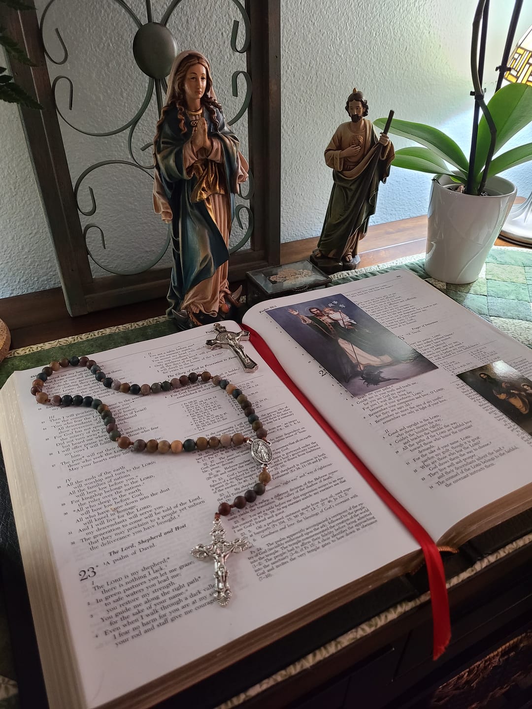 Customer photo review of Our Lady of Guadalupe Rosary by Blessed Is She