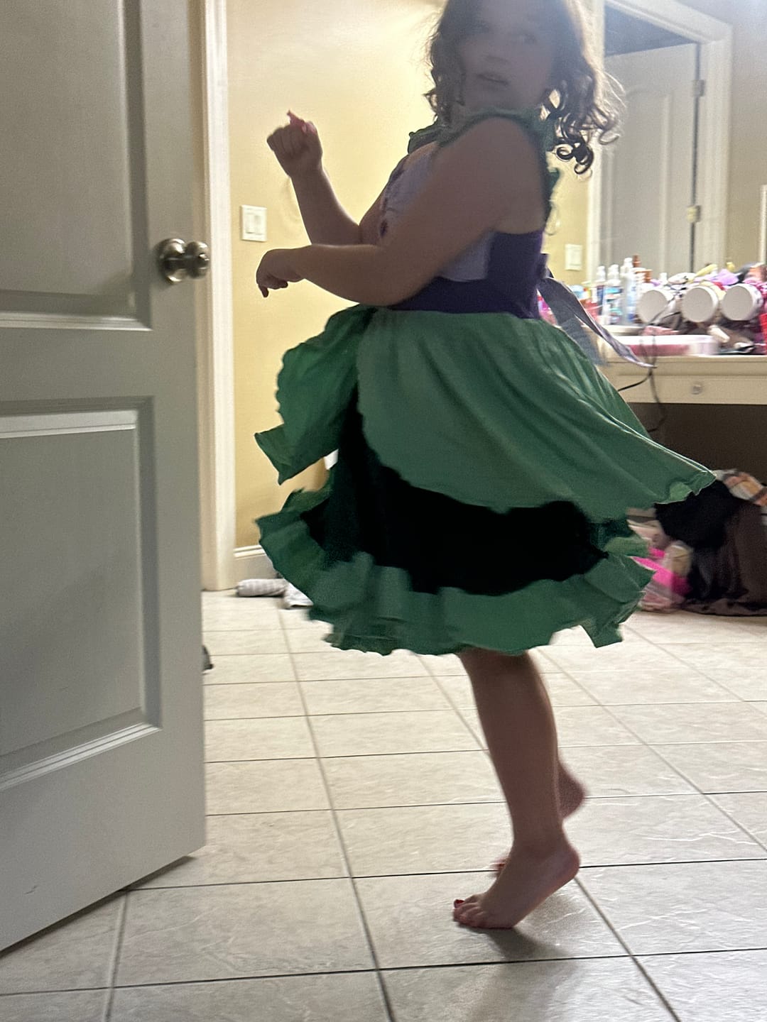 Customer photo review of Our Original Mermaid Princess Twirl Dress