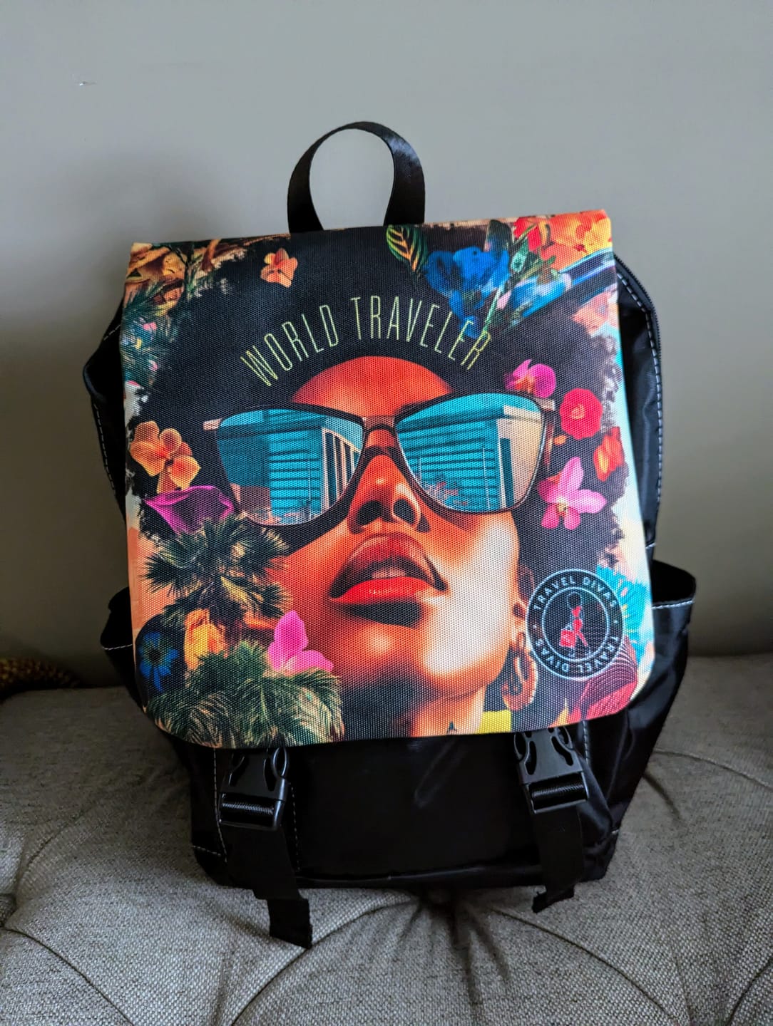 Customer photo review of World Traveler Unisex Casual Shoulder Backpack