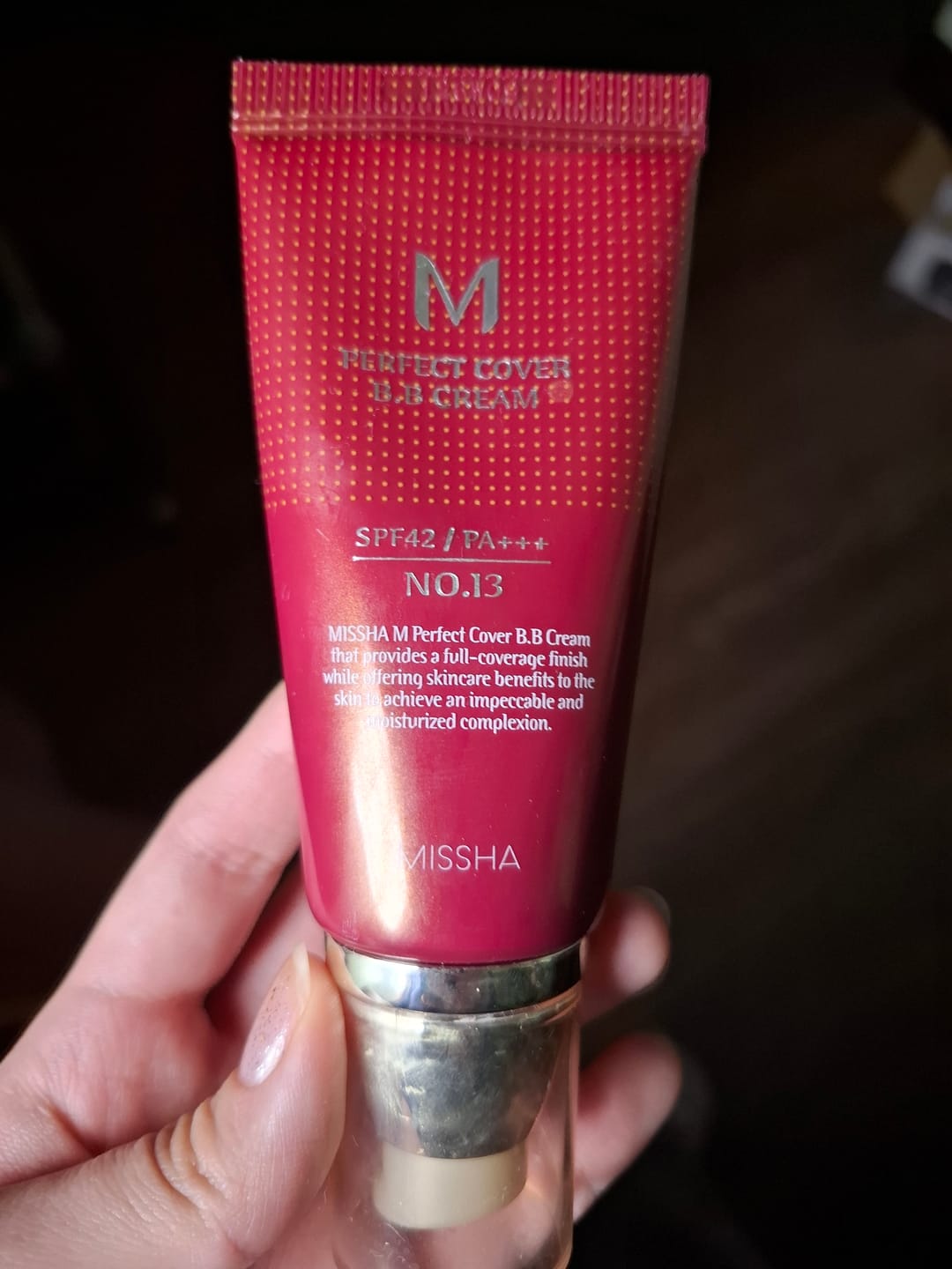 Customer photo review of MISSHA M Perfect Cover BB Cream SPF 42 PA+++(50ml)