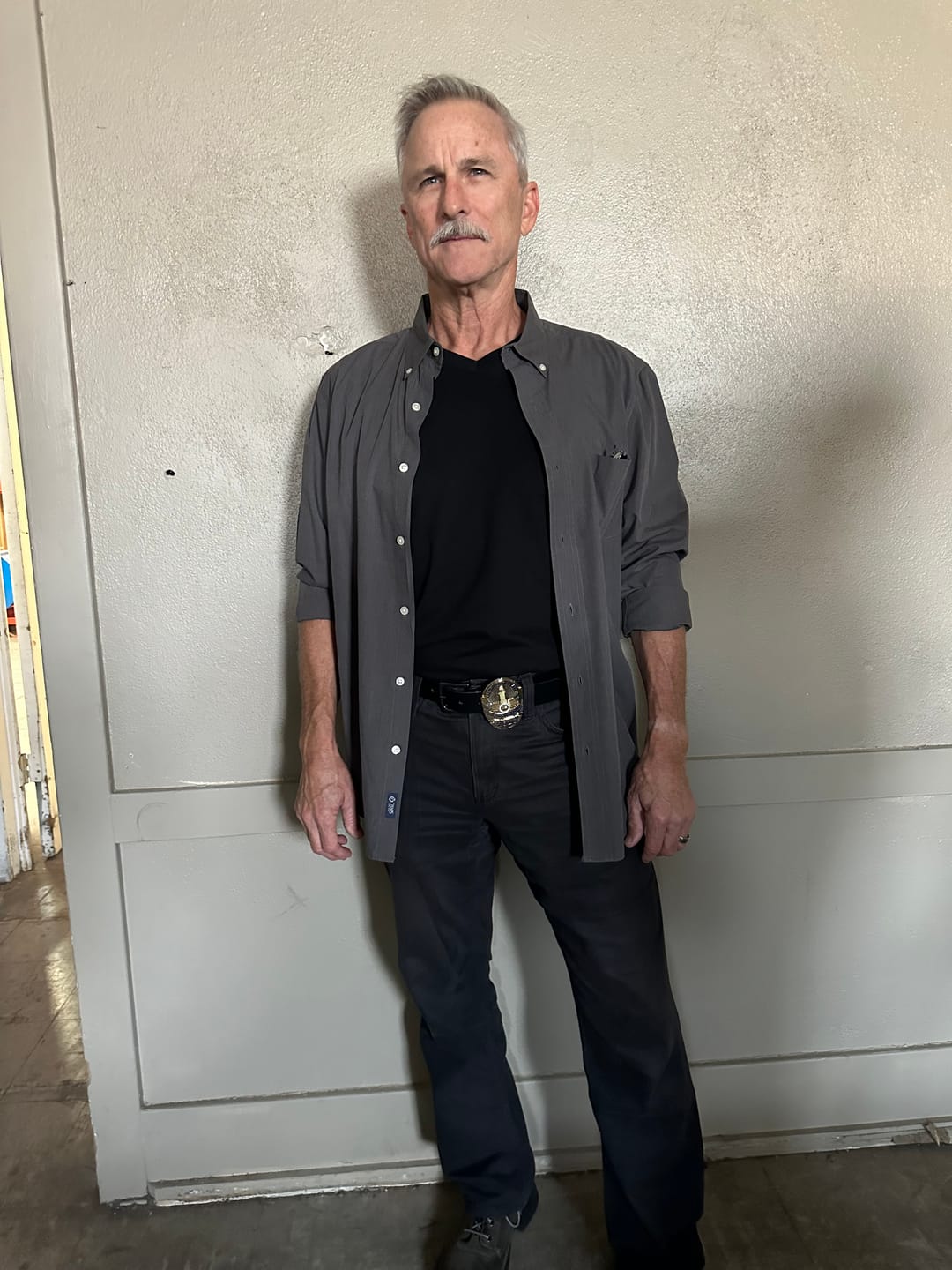 Customer photo review of LAPD Los Angeles Police Detective Badge Solid Copper Replica Movie Props With Number 2516