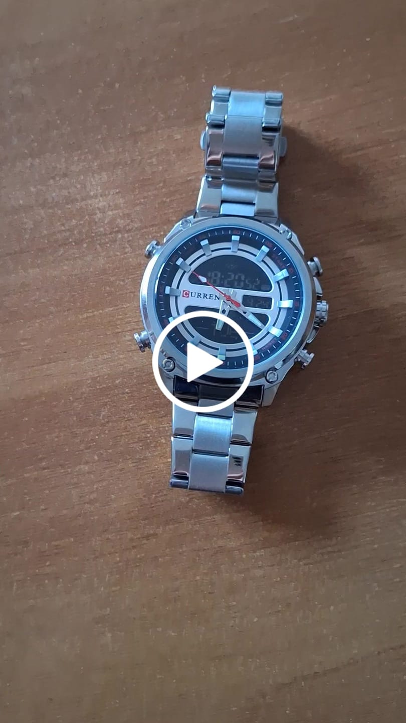 Customer video review of Curren Sydney® orologio uomo acciaio