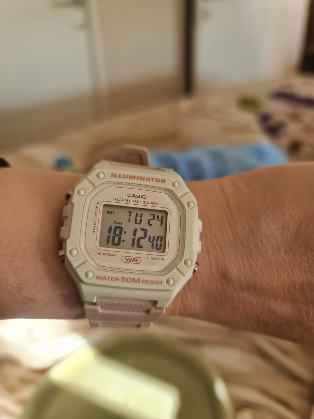 Customer photo review of Reloj Casio Vintage W-218HC-4A2VDF Rosado Suave
