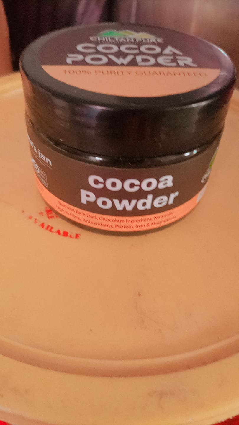 Customer photo review of Cocoa Powder - Unsweetened Gluten Free Cocoa Powder, Ideal For Baking Brownies, Cakes, Cooking & Concocting Delicious Hot Chocolate [ کوکو پاؤڈر]