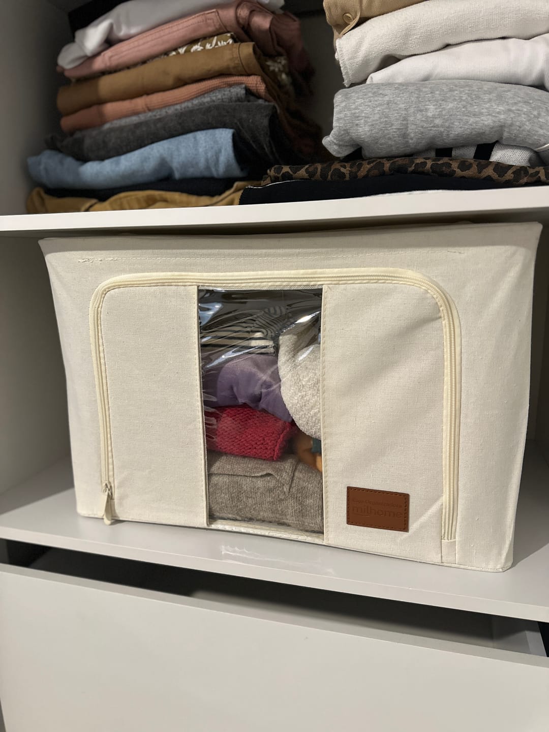 Customer photo review of Caja Organizadora de Tela Diseño Estructural Milhome
