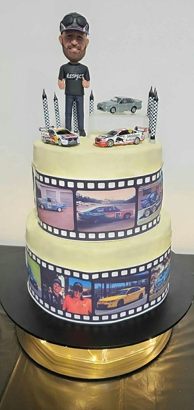 Customer photo review of Film Reel - Custom Edible Icing Image