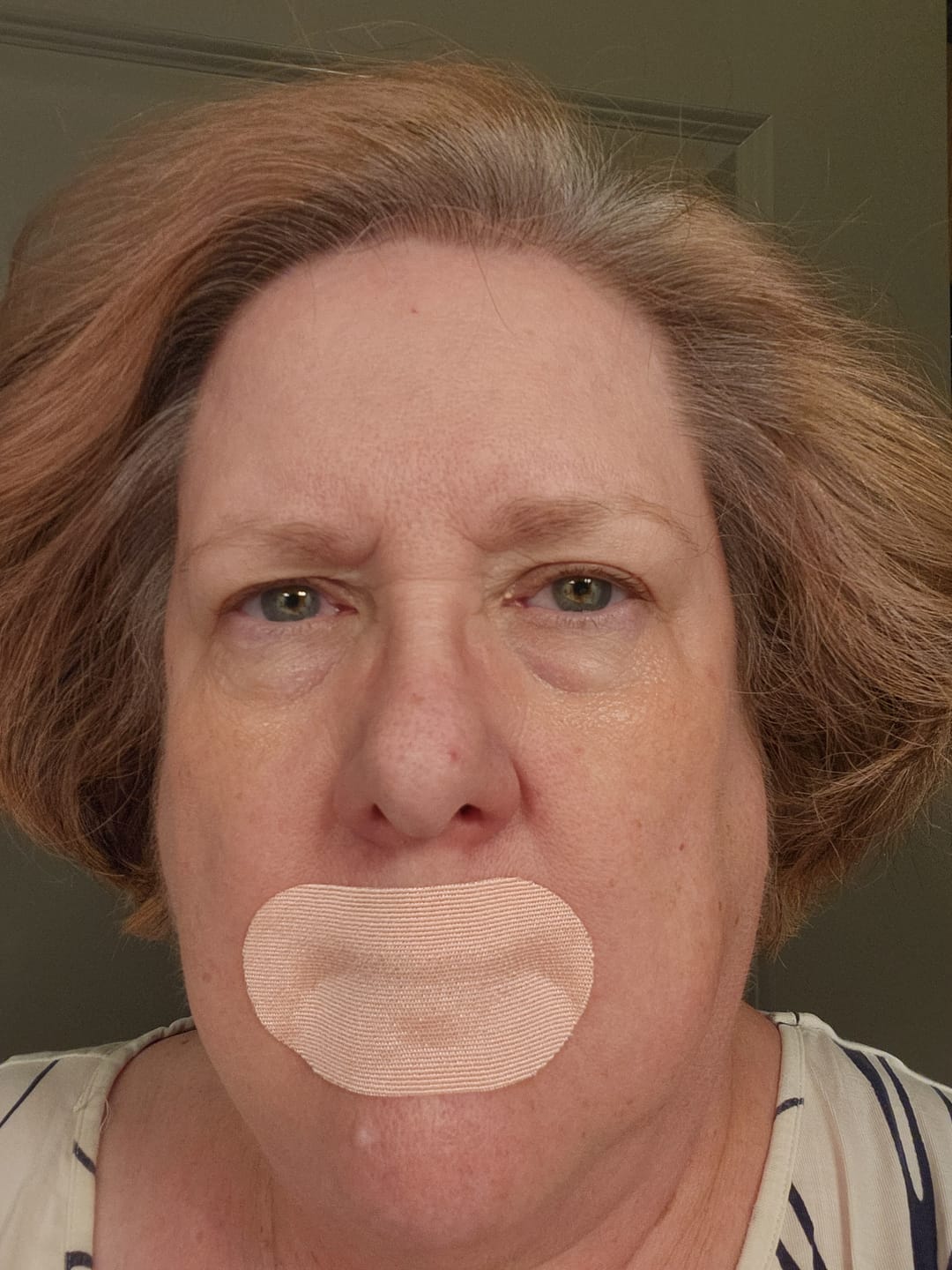 Customer photo review of Hostage Mouth Tape - Women's