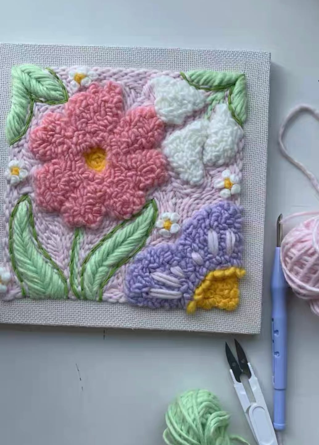 Customer photo review of HealingWeave™ Threads with Punch Stitching Kit