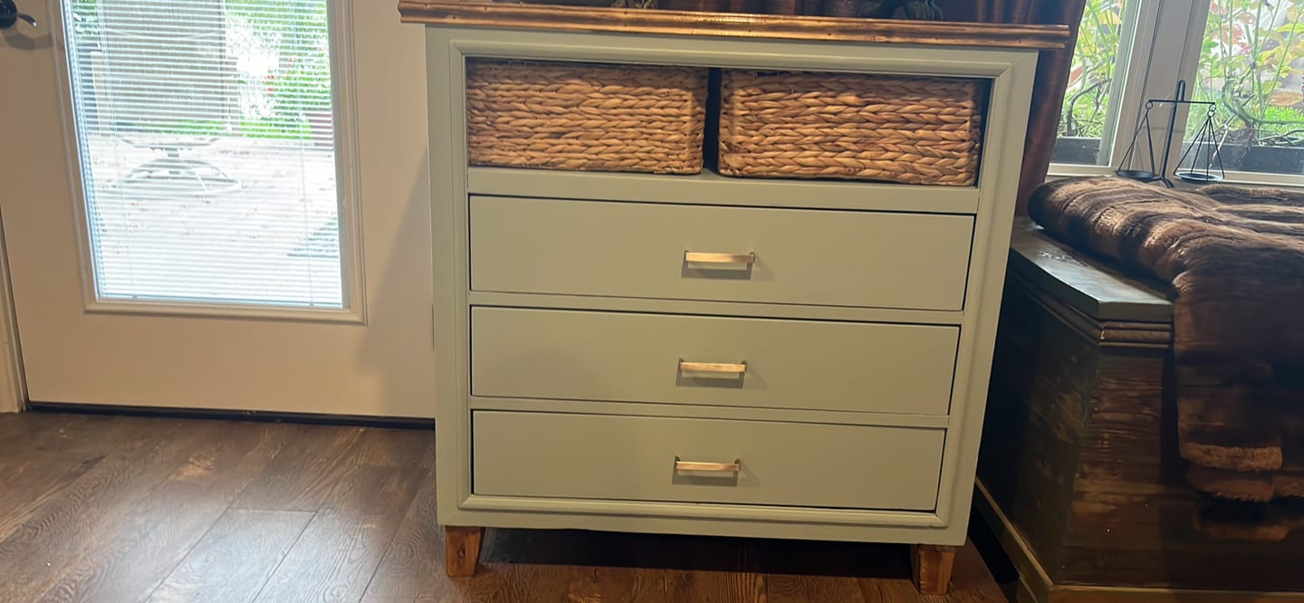 Customer photo review of One Step Paint - Luxe Grey