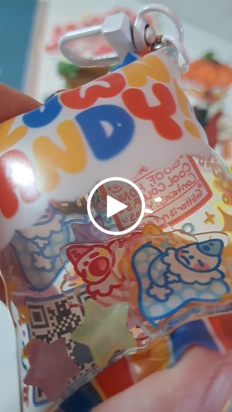 Customer video review of Clown Candy Keychain