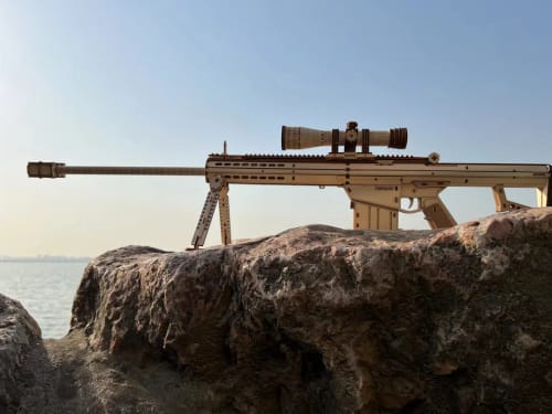 Customer photo review of Barrett M82A1 3D Wooden Puzzle