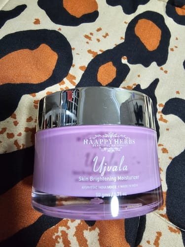 Customer photo review of Ujvala Skin Brightening Moisturizer