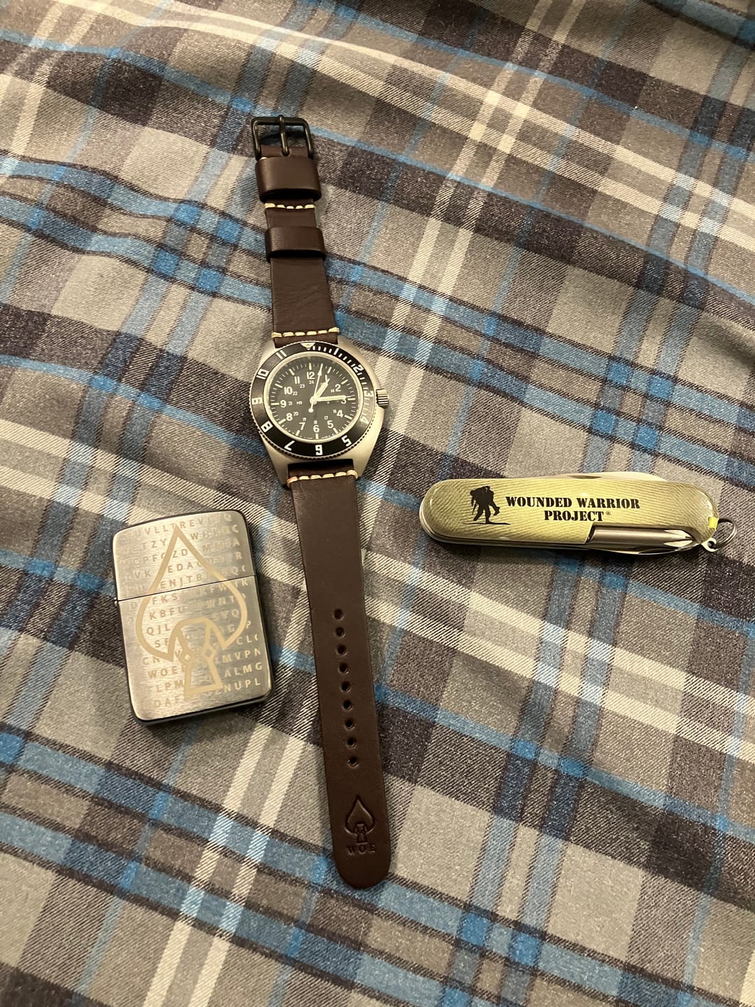 Customer photo review of Jedburgh 2.0 Leather Watch Strap