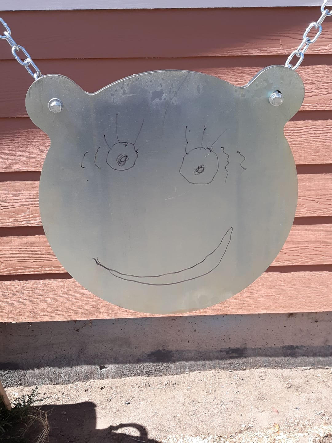 Customer photo review of AR500 Hanging Gongs