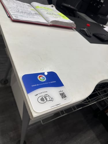 Customer photo review of Google Reviews - Plate