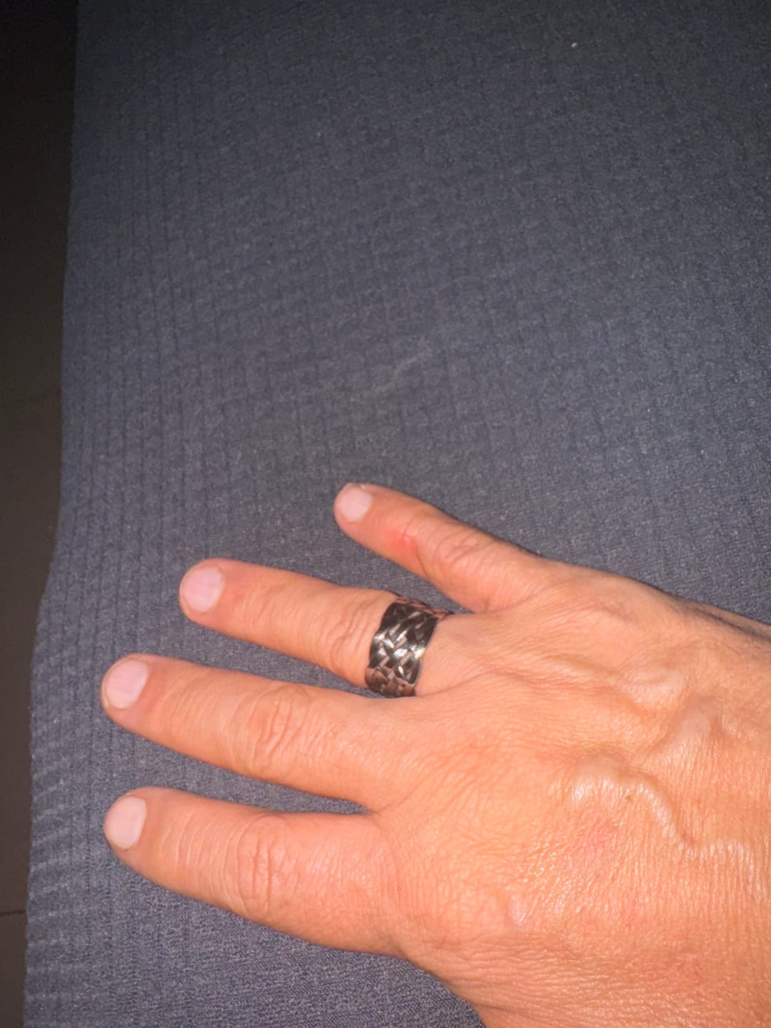 Customer photo review of Anillo Inter Wave - Acero Inox.