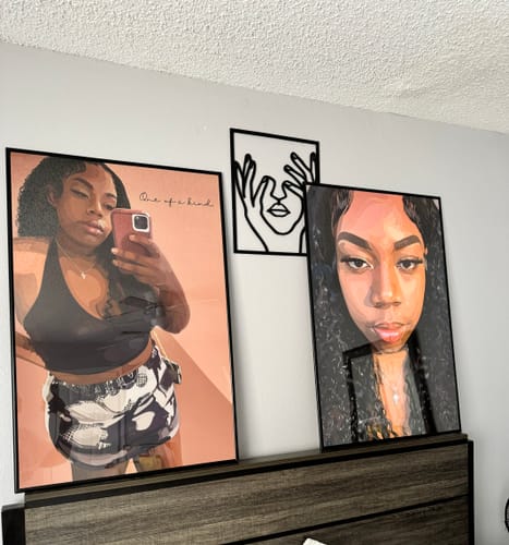 Customer photo review of Custom Wall Art Reservation Fulfilment